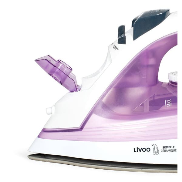 Fer à repasser LIVOO 2200W-0.22L Violet (DOM481) Fer à repasser LIVOO 2200W-0.22L Violet (DOM481)